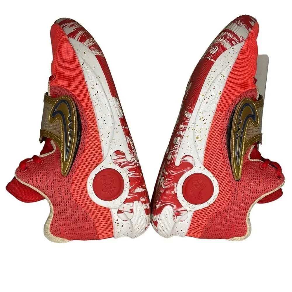 Nike KD Trey 5 X Shoes DD9538 600 University Red/Metallic Gold Men’s 11